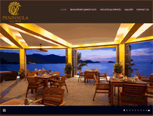 Tablet Screenshot of peninsula-beach-resort.com